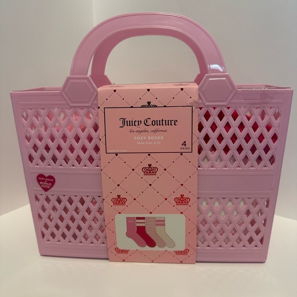 Juicy Couture Pink Cozy Socks Set